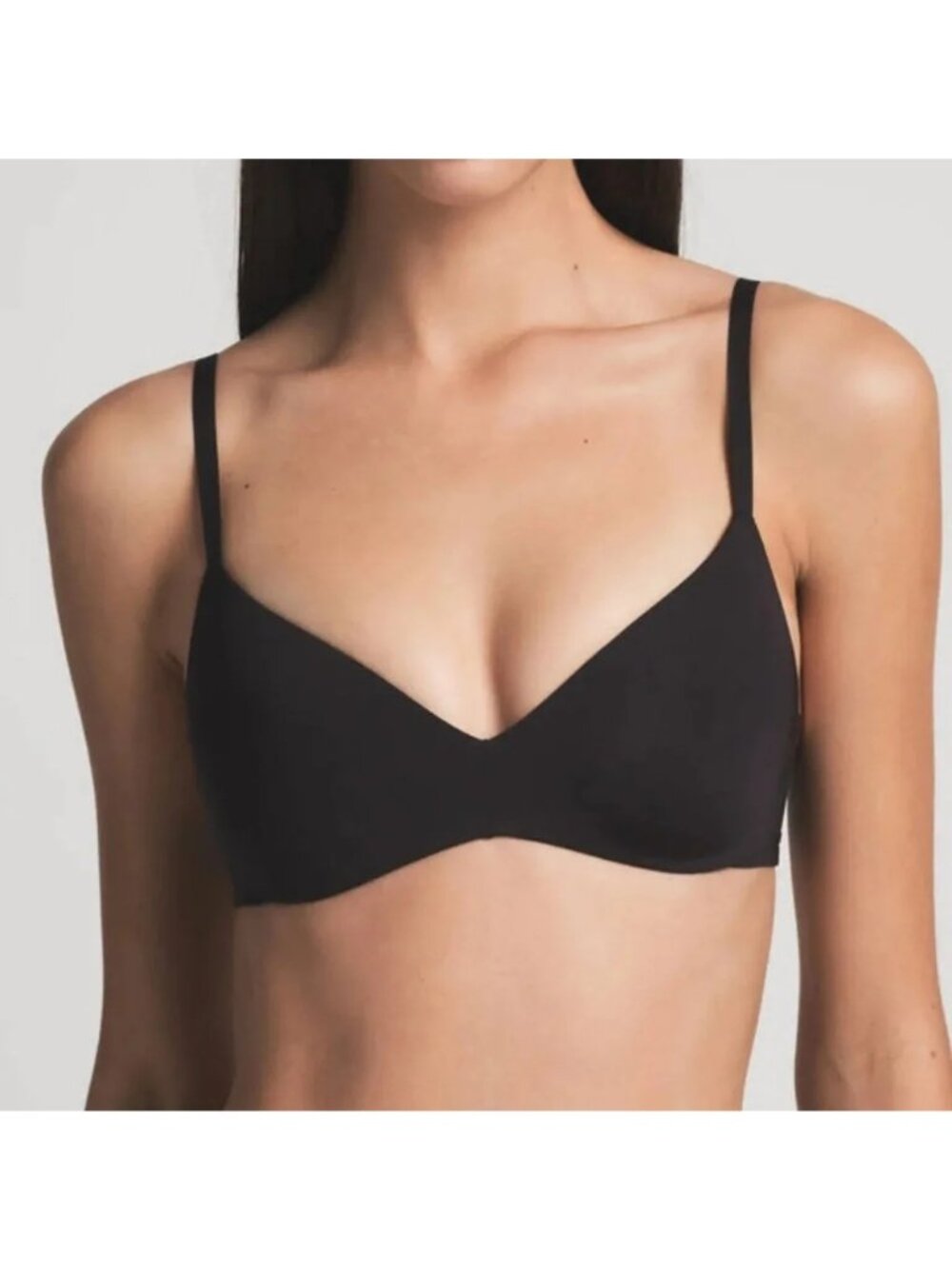 SKIMS Wireless Form Push Up Bra Onyx Size 36H NWT